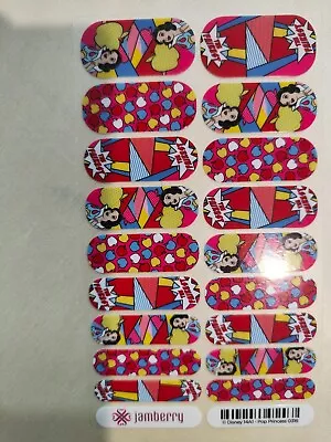 🌟Jamberry Nail Wrap Full Sheet Nail Stickers - Disney Pop Princess Snow White • $9