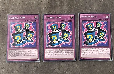 Magical Hats - YGLD- Common - 1st Edition X3 - Near Mint • $2.99