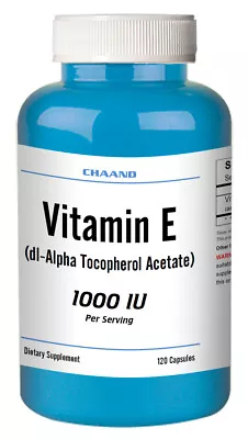 Vitamin E 1000iu High Potency 120 Capsules - =SALE= Ship From USA - CH • $16.89