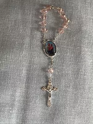 Nuestra Senora Del Rosario De San Nicolas Rear View Mirror Car Rosary • $8.99