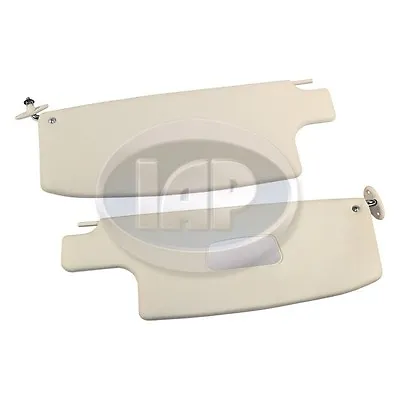 Ivory Sun Visor Sunvisors W/ Vanity Mirror Volkswagen T1 Bug Beetle 1968-1977 • $66.45