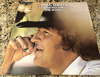 Mac Davis Stop And Smell The Roses LP. 1974 Columbia KC 32582 • $9.63