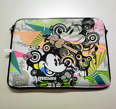 Disney MICKEY MOUSE Reversible Laptop Tablet Sleeve Case Cover NEON Neoprene 15  • $15