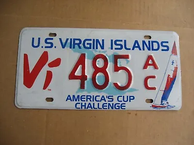 U S Virgin Islands License Plate 485 Ac • $40