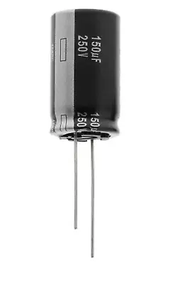 $6.99 • Buy 2 PCS Panasonic CAPACITOR 150UF 150MF 250V RADIAL CAP (REPLACING FOR 200V 160V )