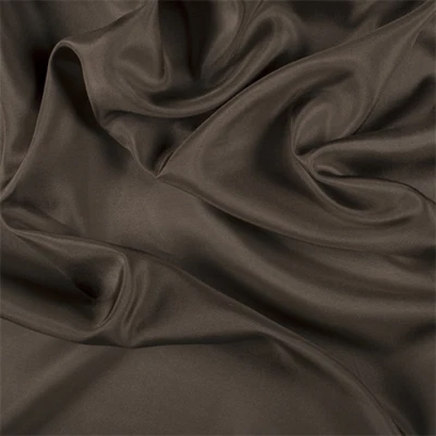 $21.30 • Buy Olive Brown Silk Habotai, Fabric By The Yard