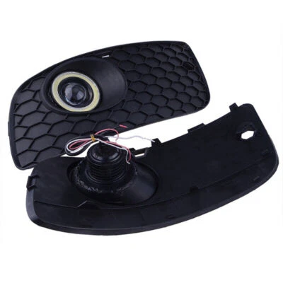 $57.99 • Buy Pair Front Fog Light Lamp DRL Bumper Grille Cover For VW Golf Jetta MK5 2006-09