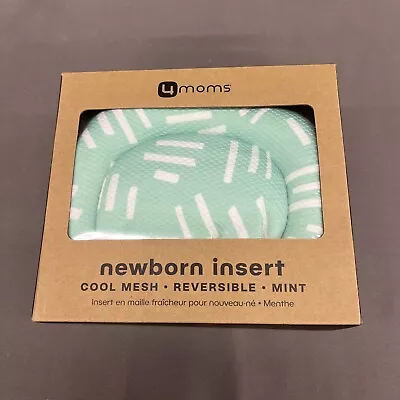 4 Moms Mamaroo Newborn Insert Mint Green Cool Mesh Fabric Infant New Reversible • $19.99