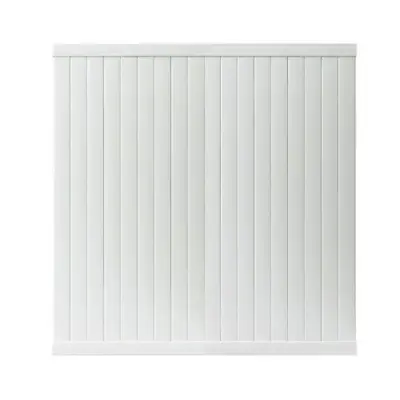 Somerset 6 Ft. H X 6 Ft. W White Vinyl Privacy Fence Panel • $135.29