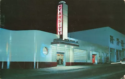 GA-Atlanta Georgia-View Of The Varsity Drive-in Restaurant C1950's • $8.75