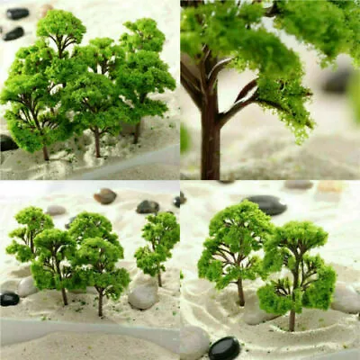 20Pcs Trees Model Diorama Landscape Railroad Wargame Train Scenery HO OO Scale U • $8.59