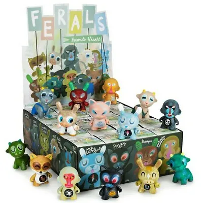 Kidrobot X Amanda Visell 3  Dunny Ferals Mini Series Blind Mystery Box Unopened • $9.98