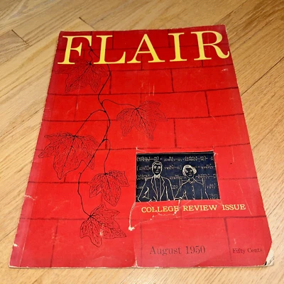 $34.95 • Buy Aug 1950 FLAIR Magazine COLLEGE REVIEW ISSUE Harvard Lampoon Insert FLEUR COWLES