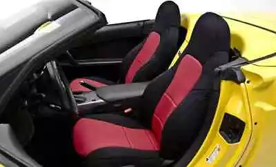 2005-2011 Corvette C6 BLACK And RED Neoprene NeoSupreme Seat Covers NEW • $185