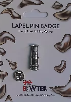 Coal Miners Davy Lamp Lapel Pin Badge British Made Pewter Coat-Hat-Brooch BEW48 • £6.59