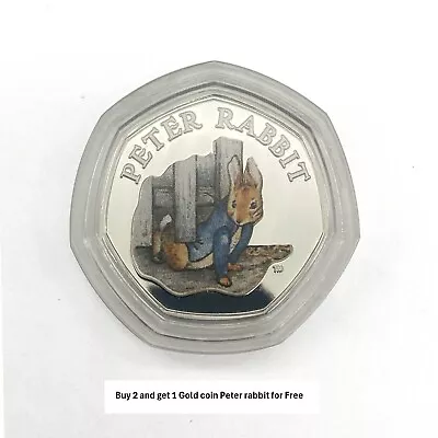 2020 Peter Rabbit Silver Proof 50p Fifty Pence Uncirculated Album Filler • £7.99