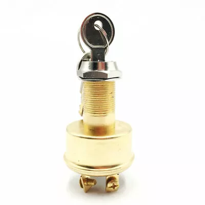 Heavy Duty Marine Ignition Switch For Boats MP39060-1 3 Position 2 Keys • $19.50