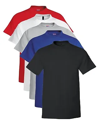 Hanes USA Beefy T TALL BLACK GREY RED BLUE Or WHITE Extra Long Length Cotton • £16.99