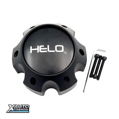 Helo Wheel Center Cap 42mm  Height - Satin Black 1079L145HE1SB-H42 • $21