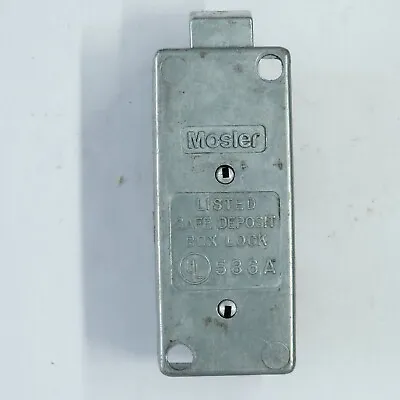 Safe Deposit Box Lock Mosler Brand 3175 Aluminum Case & Nose NO GUARD KEY • $30