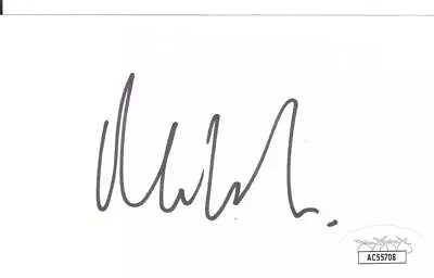 MATT DAMON Signed 3X5 Index Card Actor/Bourne Identity  JSA AC55708 • $69.99