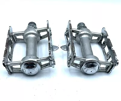 Campagnolo Superleggeri Pista Track Pedals 9/16 Vintage Campy Silver • $191.18