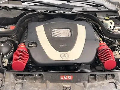 Red Cold Air Intake Kit For 2008-2012 Mercedes Benz C300 C350 3.0L 3.5L V6 • $34.83