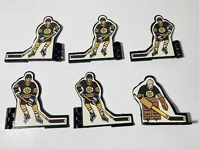 6 Vtg NHL POWER Play Boston Bruins Hockey Team Players Coleco Table Top • $22