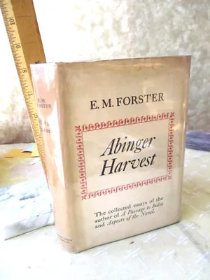 ABINGER HARVEST; COLLECTED ESSAYS1936E.M.Forster1st American EdDJ • £61.63