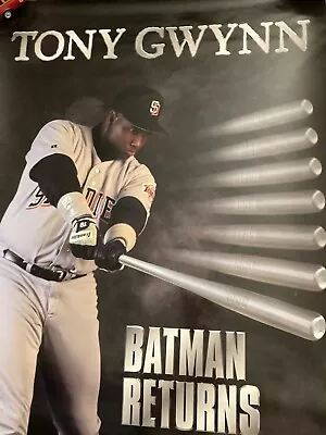 1997 Tony Gwynn Poster  Batman Returns   San Diego Padres O104 • $67.94