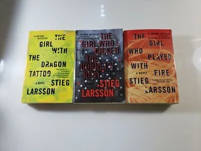 The Millennium Trilogy By Stieg Larsson Mixed Lot Girl With The Dragon Tattoo • $14.99