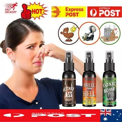 3Pack 90ML Fart Liquid Spray Prank Stink Ass Gag Smell Bomb Joke Stinky Gas AU • $13.32