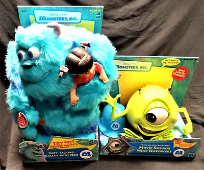 Monsters Inc. Toys: Sully & Boo(12 X9 ) And Mikey(5 X5 ) • $99.95