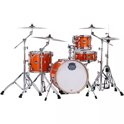 Mapex Mars Maple 4-Piece Bop Shell Pack With 18  Bass Drum Glossy Amber • $799