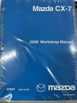 $99.95 • Buy 2008 Mazda CX7 CX-7 Service Shop Repair Workshop Manual OEM Factory 
