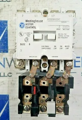 Westinghouse Motor Control A200M0CAC Starter Size 0 3 Phase 5 HP 110V-120V Coil • $115