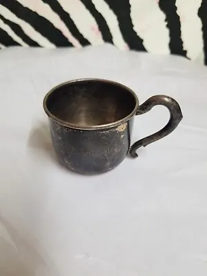 Vintage Sterling Silver Engraved Child's Cup # 6725 • $32.99
