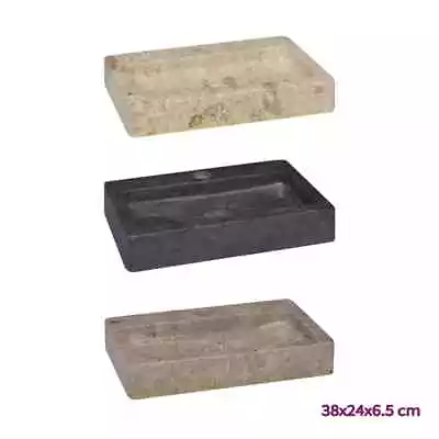 Wall-mounted Sink Marble Natural Stone Basin Washroom Bathroom Sink VidaXL • £63.99