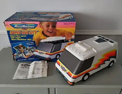 Micro Machines Otto's Super Van City RV Playset - Galoob - Boxed & 100% Complete • £59.99