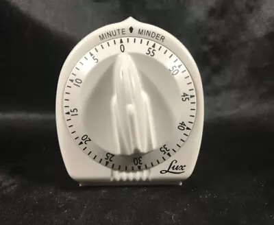 Vintage LUX Minute Minder Kitchen Dial Timer CP2428 Tested • $14.99