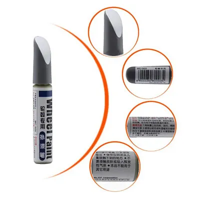 $4.64 • Buy Alloy Wheel Touch Up Pen Repair Paint W/ Brush Curbing Scratch Maker Tool E-