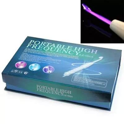 Portable High Frequency Skin Care Acne Violet Ray Facial  With 4 Wand Electrodes • $24.99
