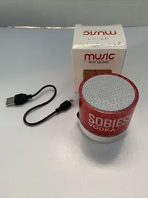 Music MINI SPEAKER Bluetooth Connection Sobieski Vodka Promo • $7.95