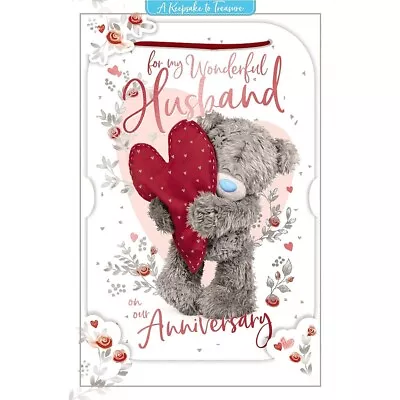 Me To You My Wonderful Husband Wedding Anniversary Card Tatty Teddy • £4.99
