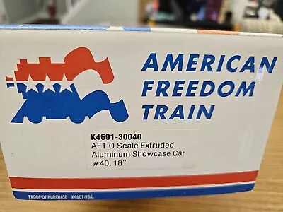 K-Line K4601-30040 O American Freedom Train 18  Aluminum Showcase Car #40 New • $249.99