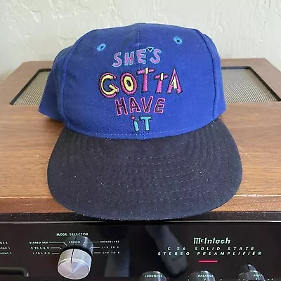 Vintage She’s Gotta Have It 40 Acres And A Mule Snapback Hat Spike Lee 80s Nike • $175