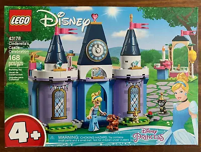 $27.95 • Buy LEGO Disney Princess: Cinderella's Castle Celebration (43178) - New And Sealed!