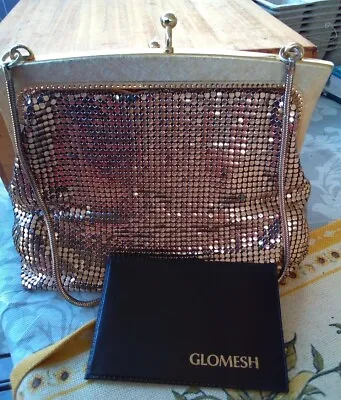 Vintage Gold Glomesh Small Evening Purse Made In Australia 1970s GC • $30