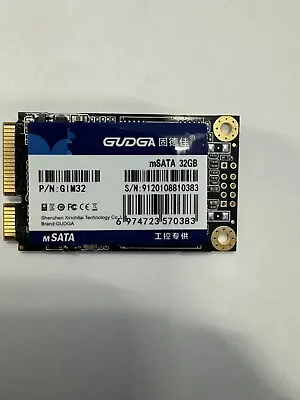 32GB MSATA 32GB GUDGA Part# GIM32 - Pulled From New Units • $8.50