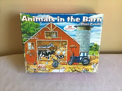 Melissa & Doug Complete Animals In The Barn 24 Jumbo Pieces Floor Puzzle Ages 3+ • $17.49